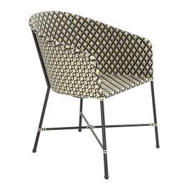 Cb brava dining lounge grey wicker chair